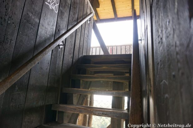 Goetheturm Treppen zur Aussichtsplattform