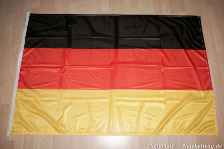 Deutschland Flagge & Fahne von FahnenHerold.de | REVIEW & TEST
