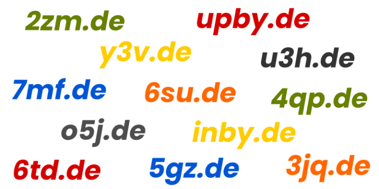 Freie .de Domain | kostenlos dreistellige und vierstellige Domains