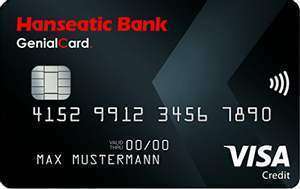 Hanseatic Bank GenialCard Visa Kreditkarte