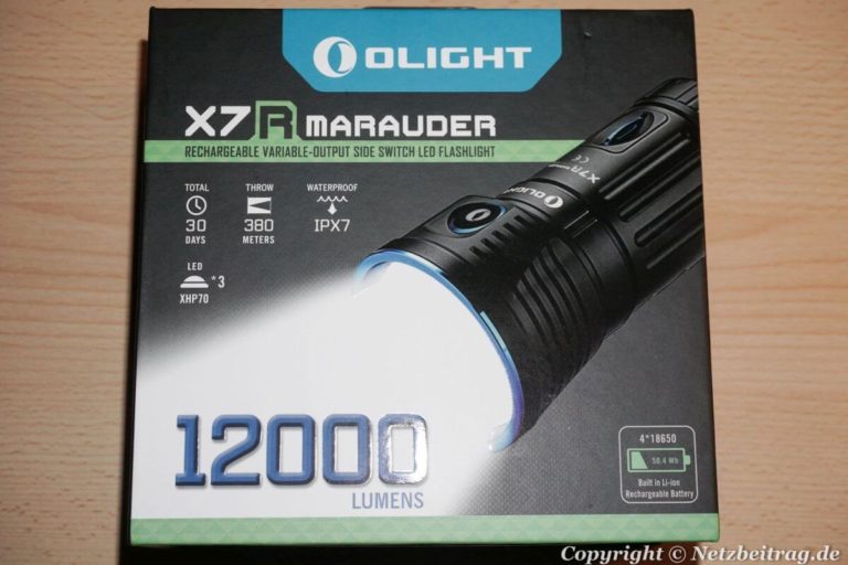 Olight X7R Marauder Taschenlampe | REVIEW & TEST | LED Lampe
