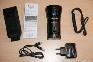 Olight X7R Marauder Lieferumfang